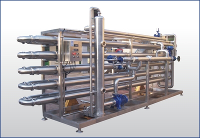 Fruit pulp heating, pre-pasteurization